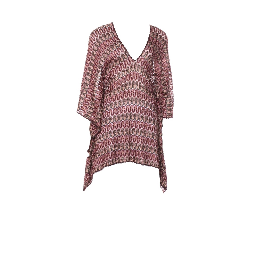 Missoni Orange Label Metallic Knit Dress